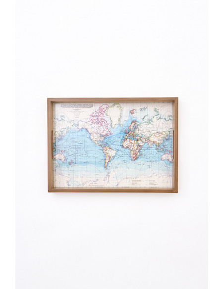 Bandeja rectangular de mapa 