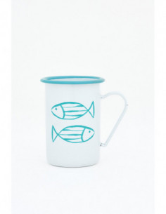 Mug largo turquesa 