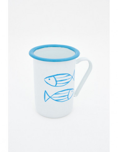  Mug largo celeste 