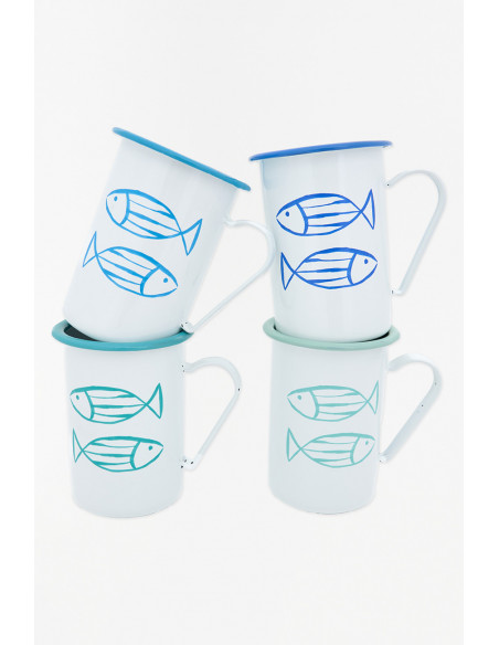  Mug largos de metal 