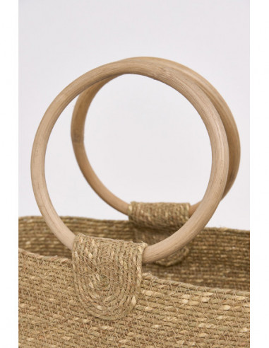  Bolso asas de madera 