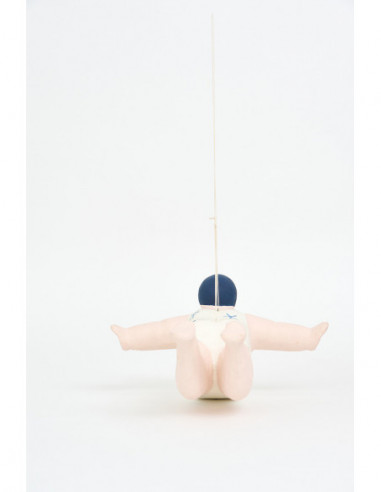  Bañista de papel maché 
