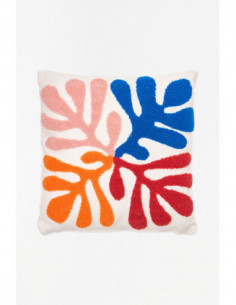 Cojín cuadrado de algas algodón 