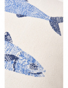 Cojín de peces blanco  2