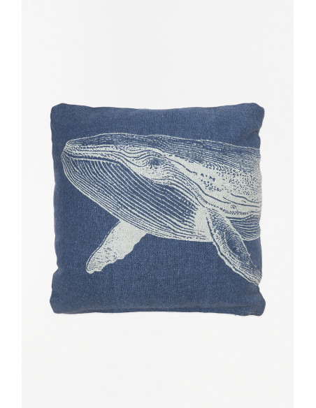  Cojín con diseño ballena 