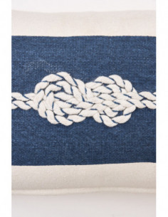 Cojín rectangular diseño de nudo  2