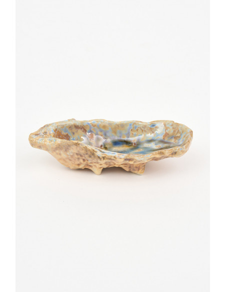  Cuenco de ostra beige 