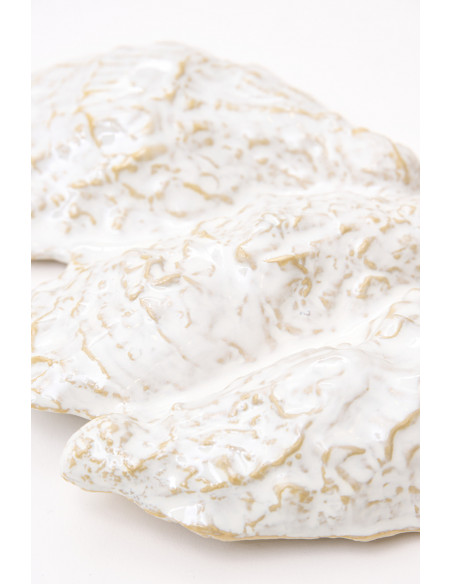  Ostra cerámica blanco 