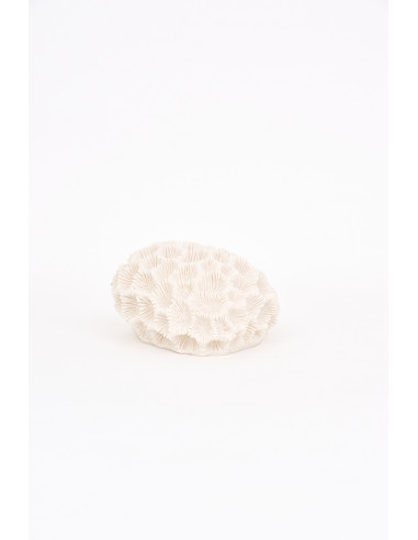 Lámpara de coral blanca de resina