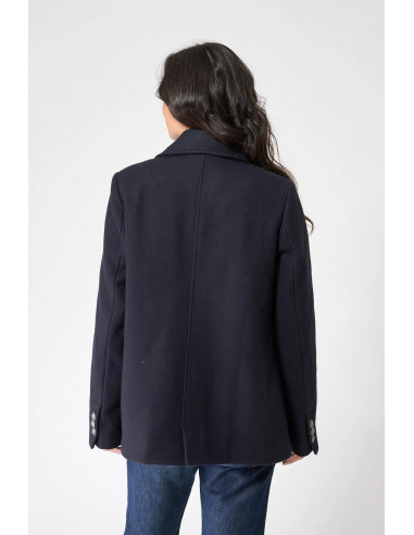 Chaquetón marinero de lana para mujer – BATELA