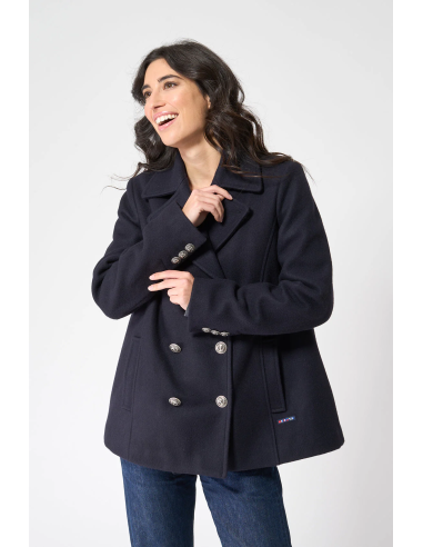 Chaquetón marinero de lana para mujer – BATELA