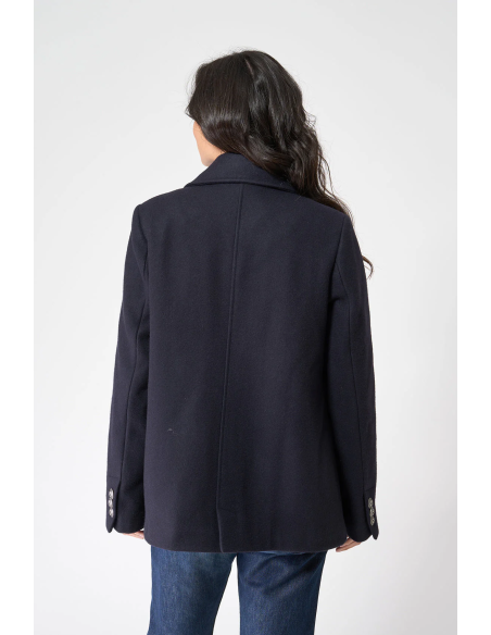 Chaquetón marinero de lana para mujer – BATELA