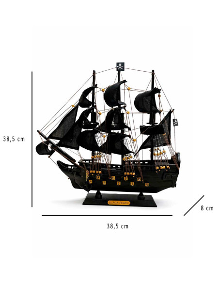 Maqueta del barco pirata BLACK PEARL