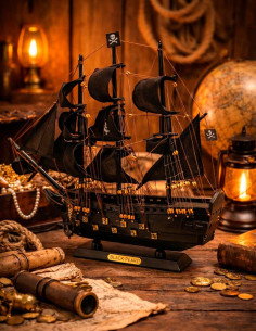 Maqueta del barco pirata BLACK PEARL 2