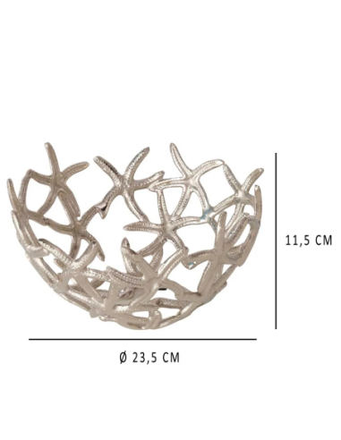  cuenco plateado pequeño 