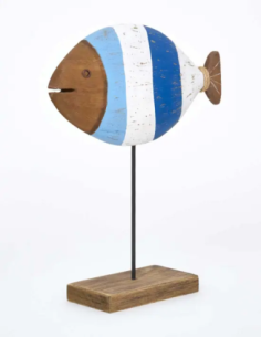figura pez redondo madera  2
