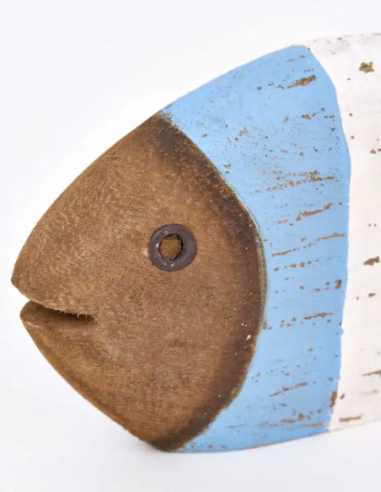  figurita pez madera 