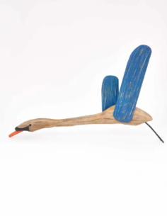 pajaro de madera pared  2