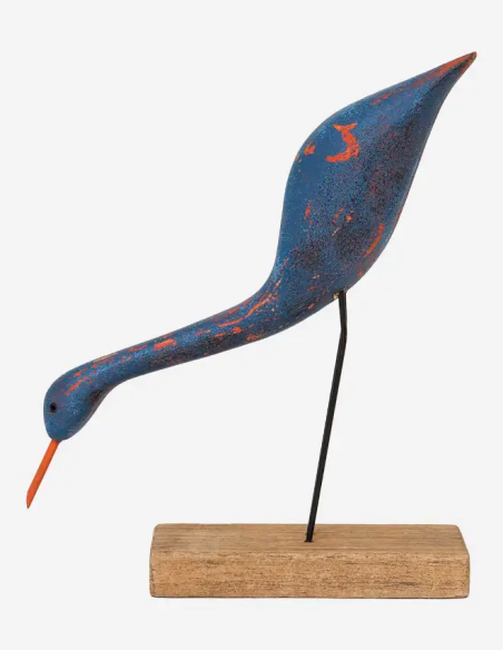 figura pájaro de madera 