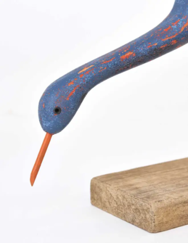 figura pájaro de madera 