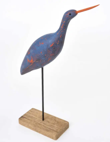  Figura de ave marina madera 