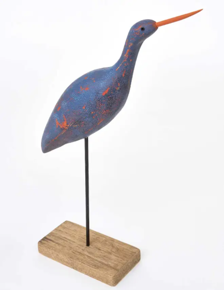  Figura de ave marina madera 