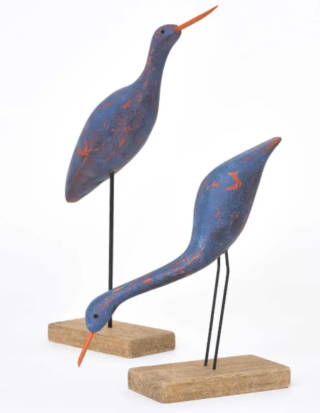  Figura de ave marina madera 
