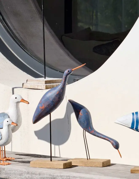  Figura de ave marina madera