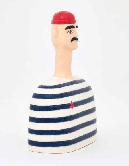  Marinero de cerámica con gorro 