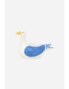 Pájaro portavelas cerámica 