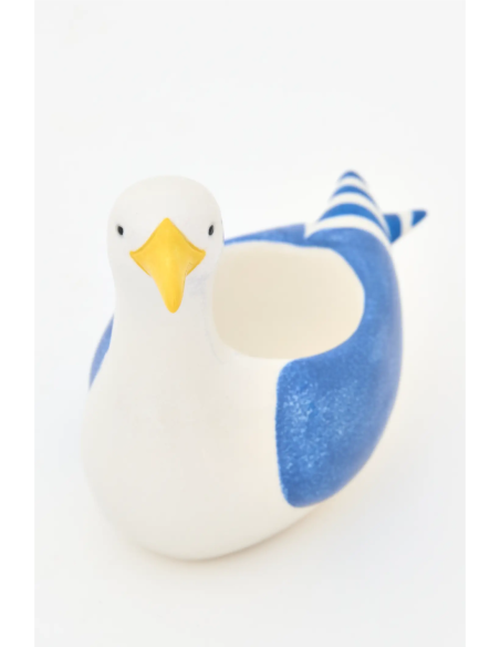  Pájaro portavelas cerámica 