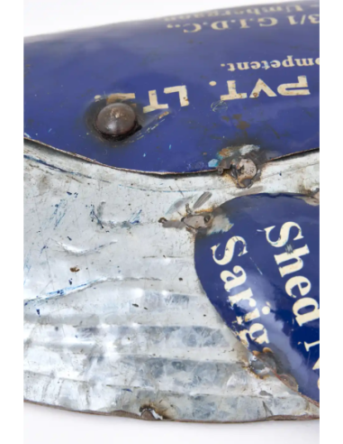  ballena en metal reciclado 