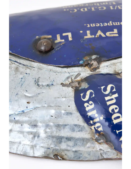  ballena en metal reciclado 