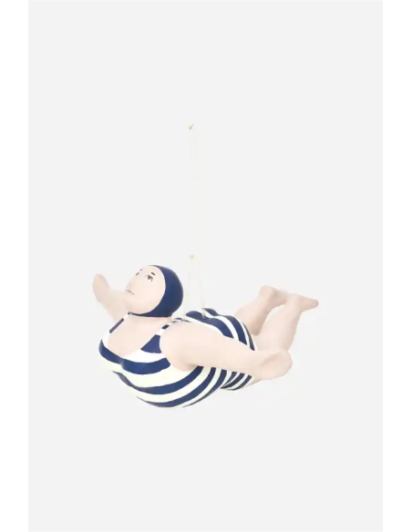 bañista papel maché grande 