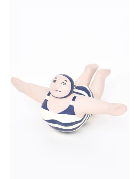  Bañista en papel maché pequeña 