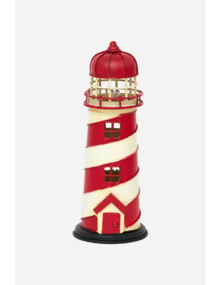 faro con luz rojo 