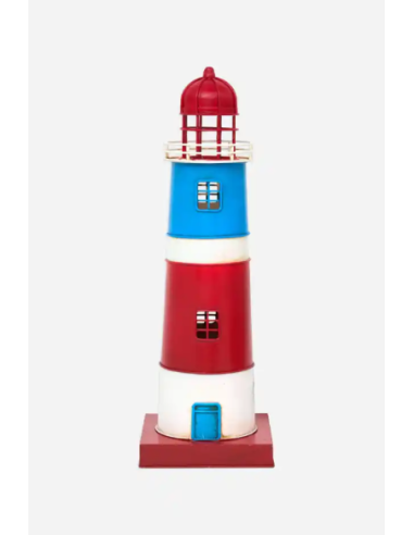 faro rojo azul y blanco electrico 