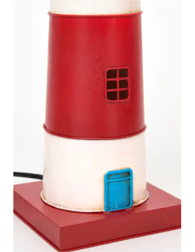  faro rojo azul y blanco electrico 