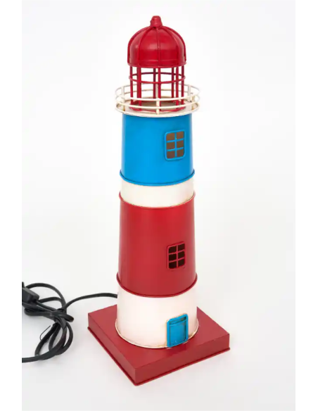  faro rojo azul y blanco electrico 