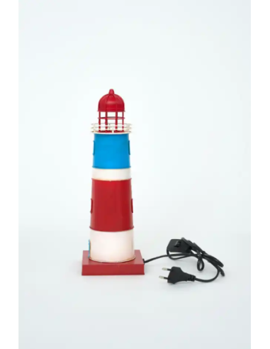  faro rojo azul y blanco electrico 