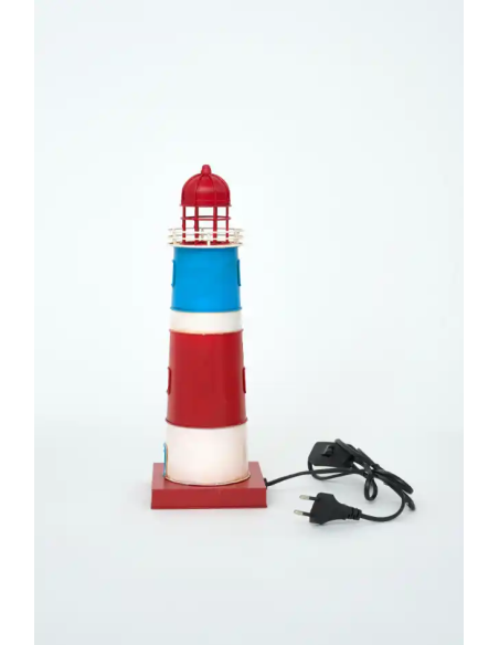  faro rojo azul y blanco electrico 
