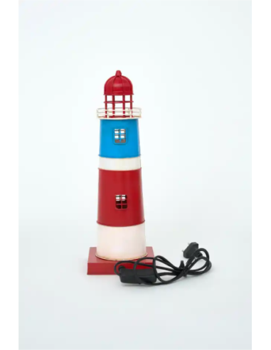  faro rojo azul y blanco electrico 