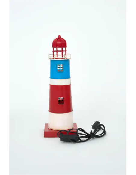  faro rojo azul y blanco electrico 