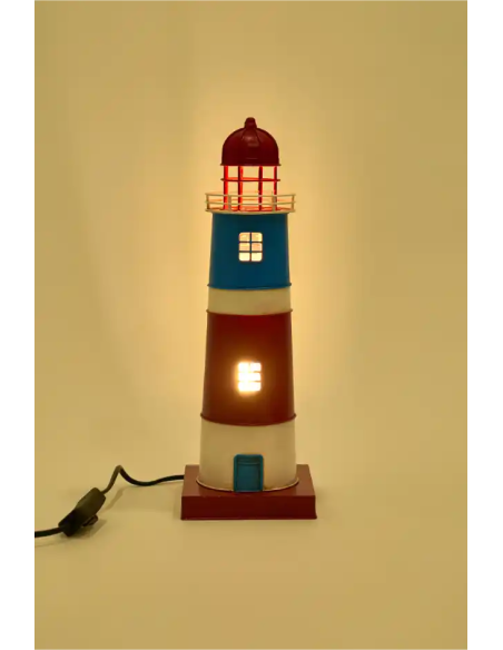  faro rojo azul y blanco electrico
