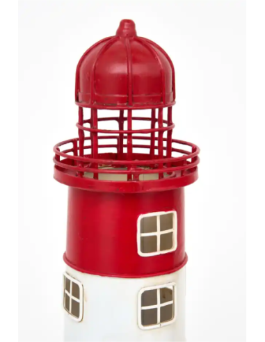  faro electrico rojo y blanco 
