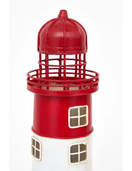  faro electrico rojo y blanco 