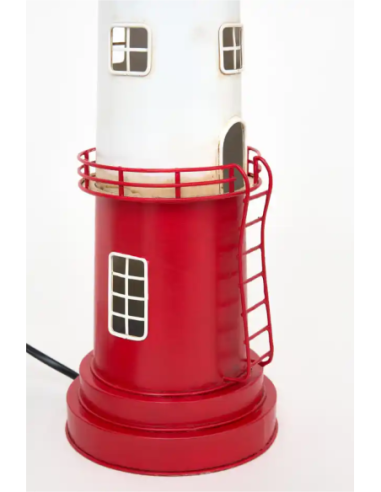  faro electrico rojo y blanco 