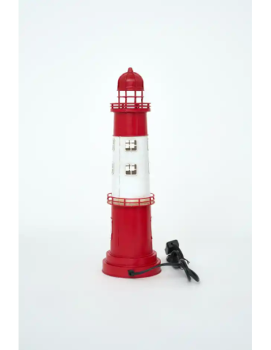  faro electrico rojo y blanco 