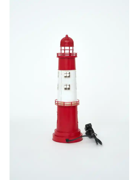  faro electrico rojo y blanco 