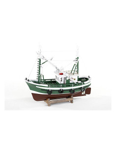 Maqueta naval de barco pesquero artesanía náutica
